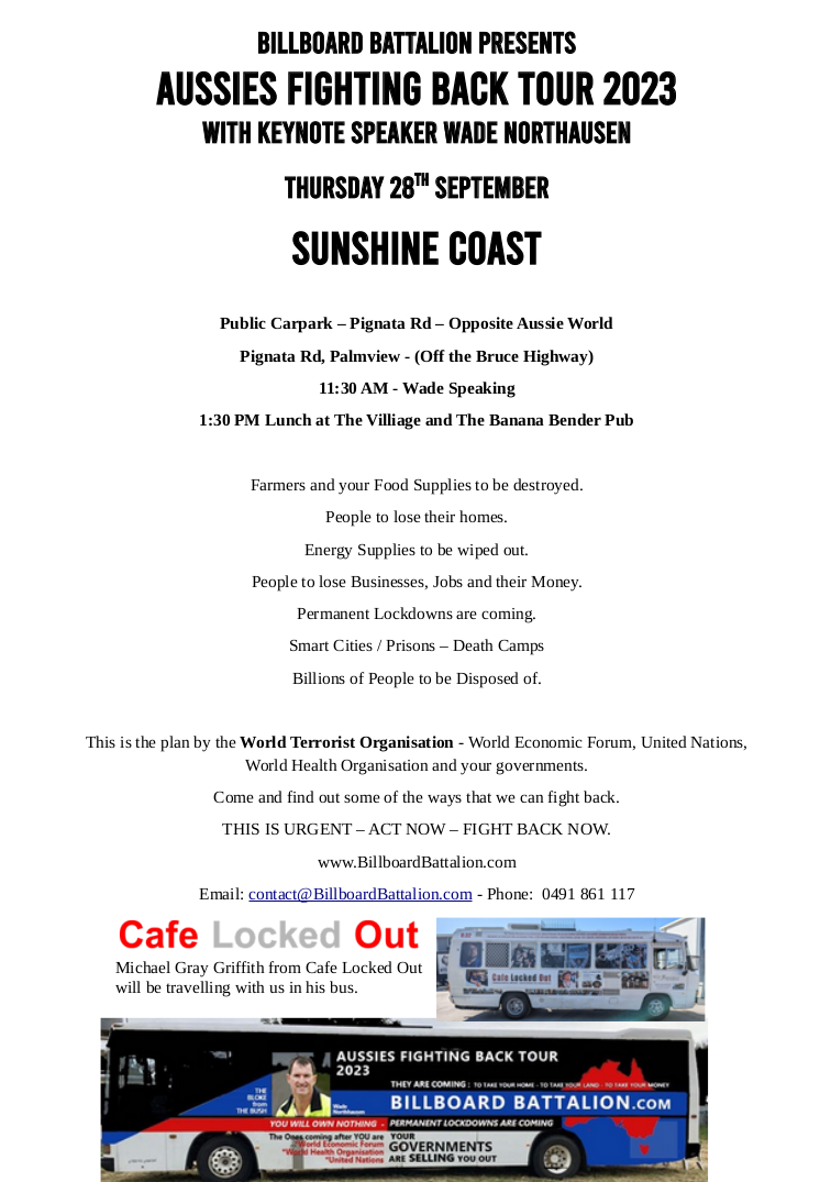 20230928 Sunshine Coast Event Billboard Battalion